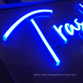 Custom illuminated advertising led letter light flex neon bar store logo signs